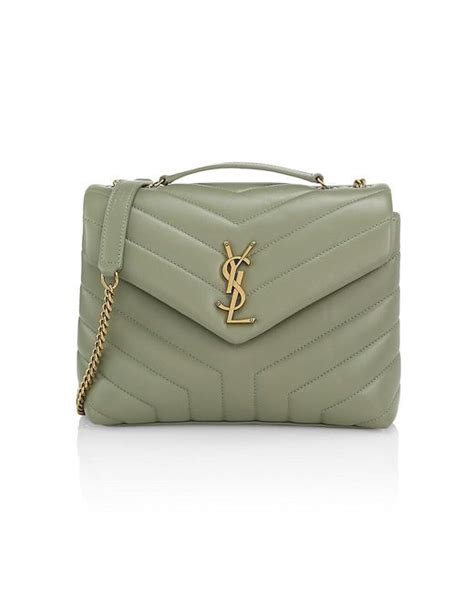 YSL sage green bag